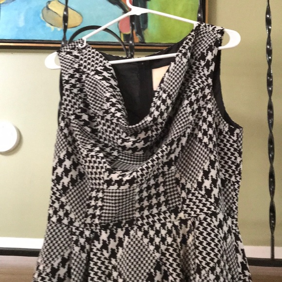 Awesome fit & flare houndstooth dress by ModCloth! - Picture 2 of 4